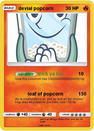 Pokemon devial popcorn