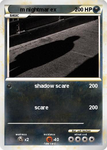 Pokemon m nightmar ex