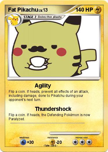 Pokemon Fat Pikachu