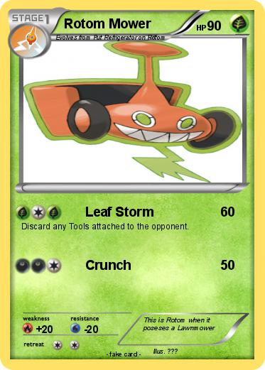 Pokemon Rotom Mower