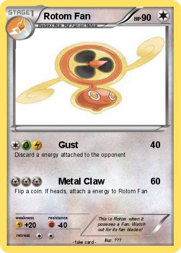 Pokemon Rotom Fan