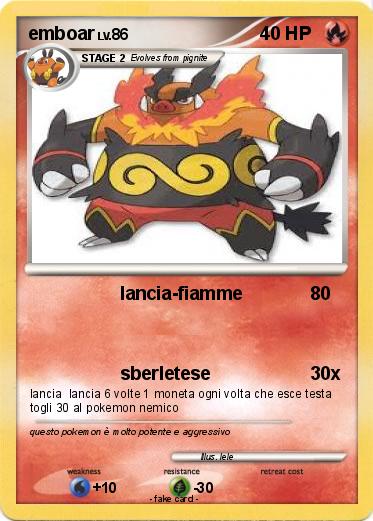 Pokemon emboar
