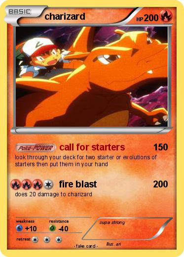 Pokemon charizard