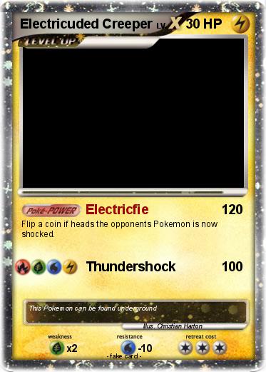 Pokemon Electricuded Creeper