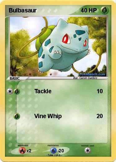 Pokemon Bulbasaur