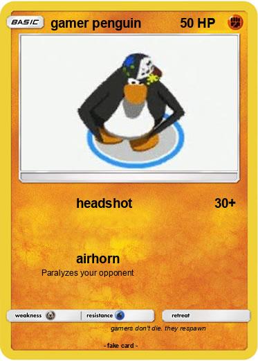 Pokemon gamer penguin