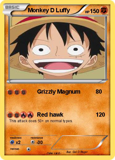 Pokemon Monkey D Luffy