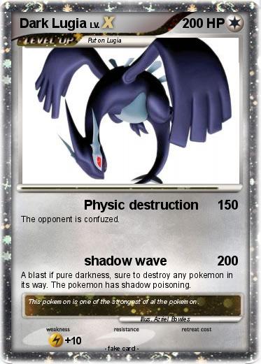 Pokemon Dark Lugia