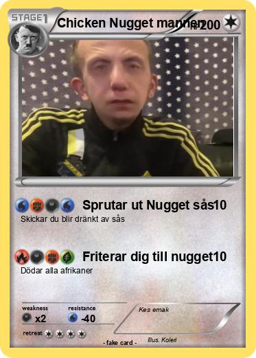 Pokemon Chicken Nugget mannen
