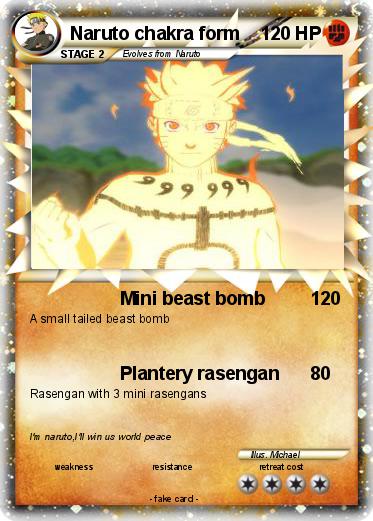 Pokemon Naruto chakra form