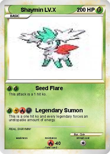 Pokemon Shaymin LV.X