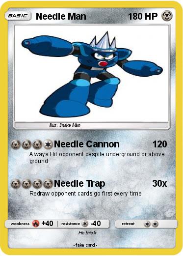 Pokemon Needle Man