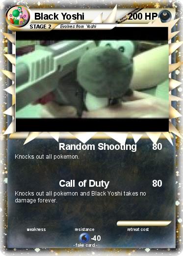 Pokemon Black Yoshi