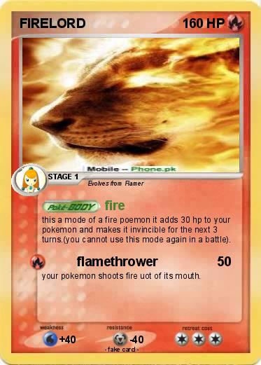 Pokemon FIRELORD
