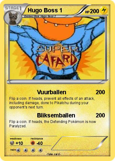 Pokemon Hugo Boss 1