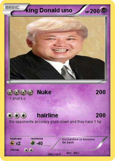 Pokemon king Donald uno