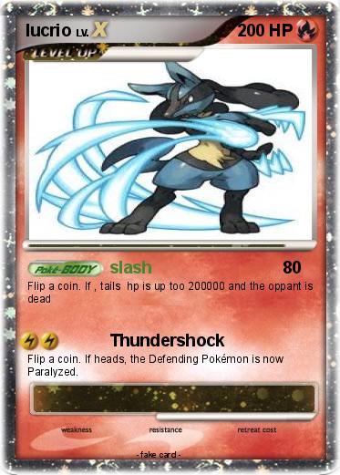 Pokemon lucrio