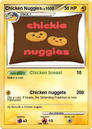 Pokemon Chicken Nuggies