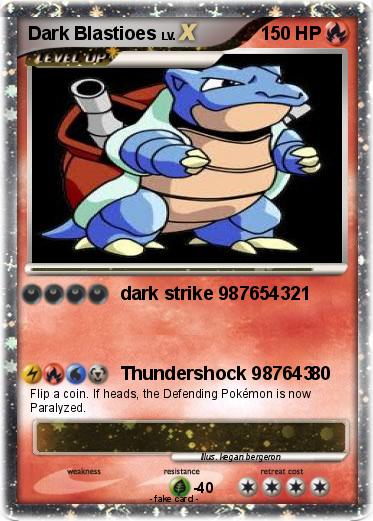 Pokemon Dark Blastioes