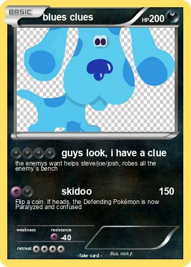 Pokemon blues clues