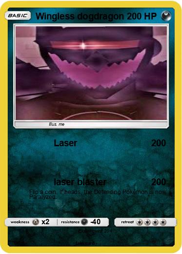 Pokemon Wingless dogdragon