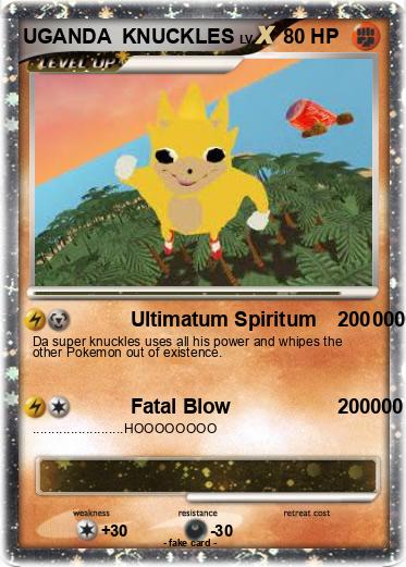 Pokemon UGANDA  KNUCKLES