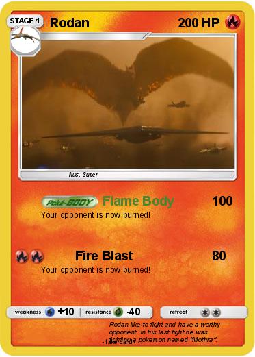 Pokemon Rodan