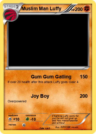 Pokemon Muslim Man Luffy