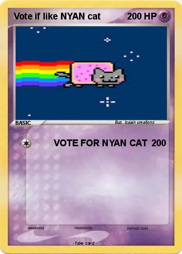 Pokemon Vote if like NYAN cat