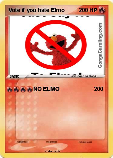Pokemon Vote if you hate Elmo