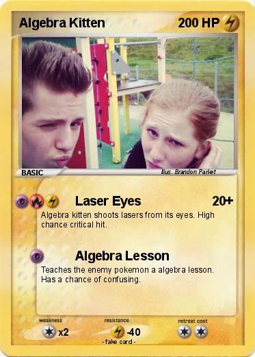 Pokemon Algebra Kitten