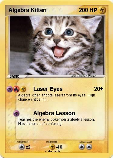 Pokemon Algebra Kitten