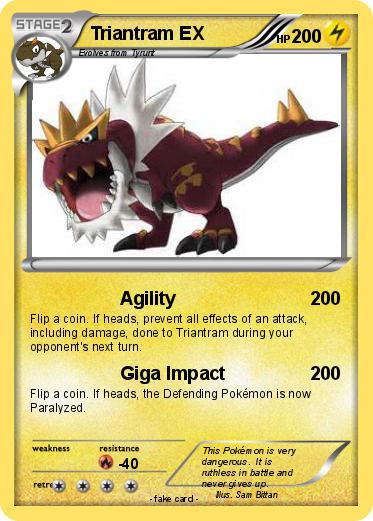 Pokemon Triantram EX