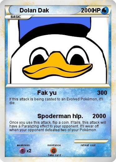 Pokemon Dolan Dak                           0