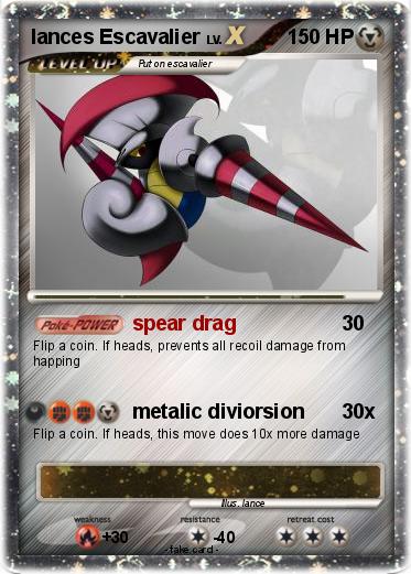 Pokemon lances Escavalier