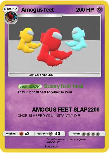 Pokemon Amogus feet