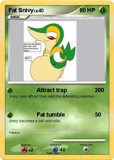 Pokemon Fat Snivy