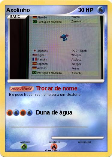 Pokemon Axolinho