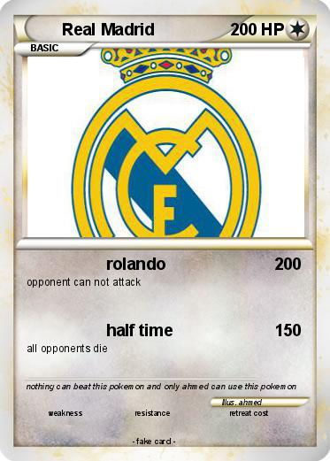 Pokemon Real Madrid