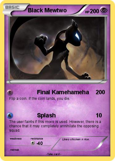 Pokemon Black Mewtwo