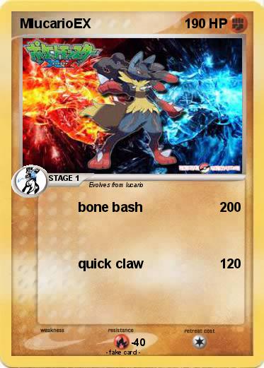 Pokemon MlucarioEX
