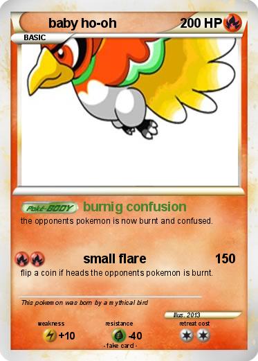 Pokemon baby ho-oh