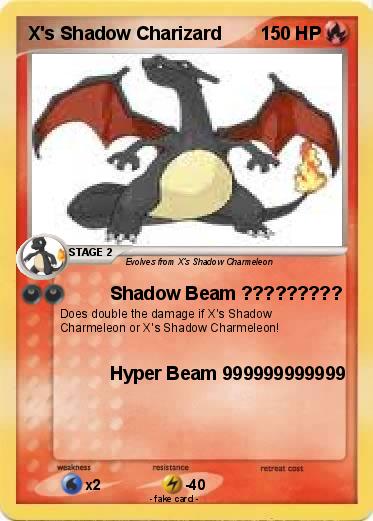 Pokemon X's Shadow Charizard