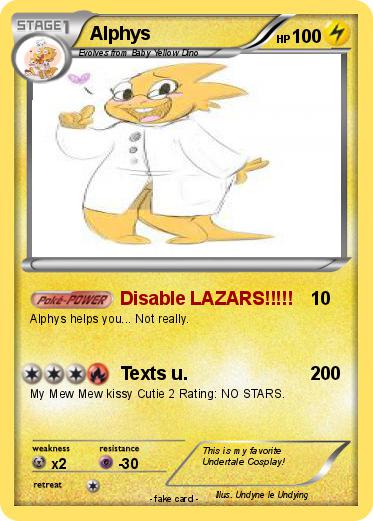 Pokemon Alphys