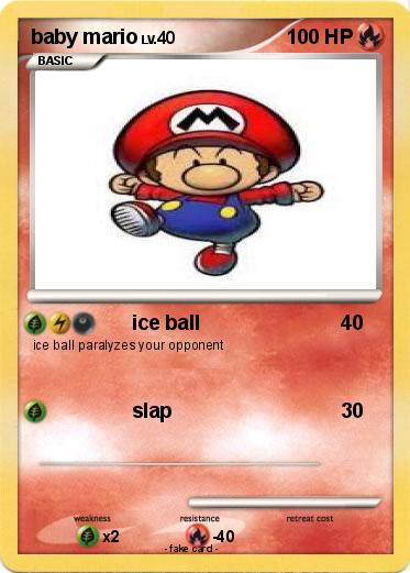 Pokemon baby mario