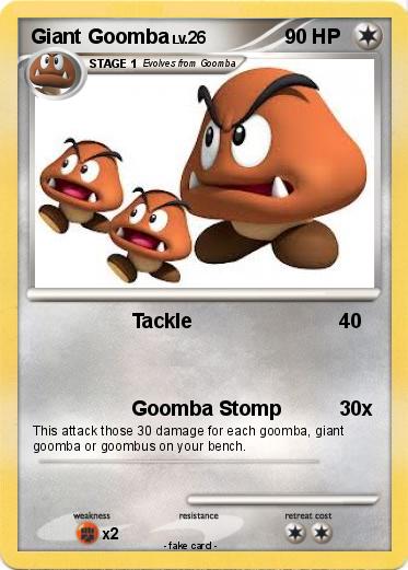 Pokemon Giant Goomba