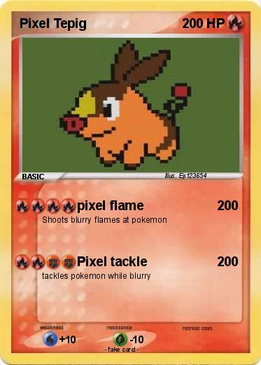 Pokemon Pixel Tepig