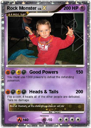 Pokemon Rock Monster