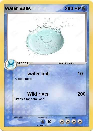 Pokemon Water Balls