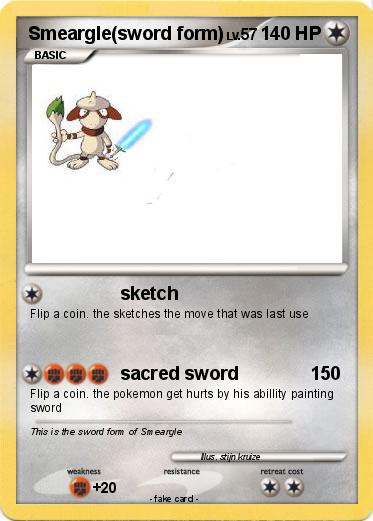Pokemon Smeargle(sword form)